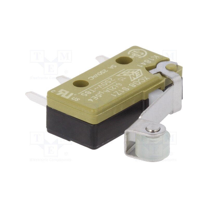 1 pcs x SAIA-BURGESS - XCG8-S1Z1 - Microswitch SNAP ACTION, with lever (with roller), SPDT, Pos: 2