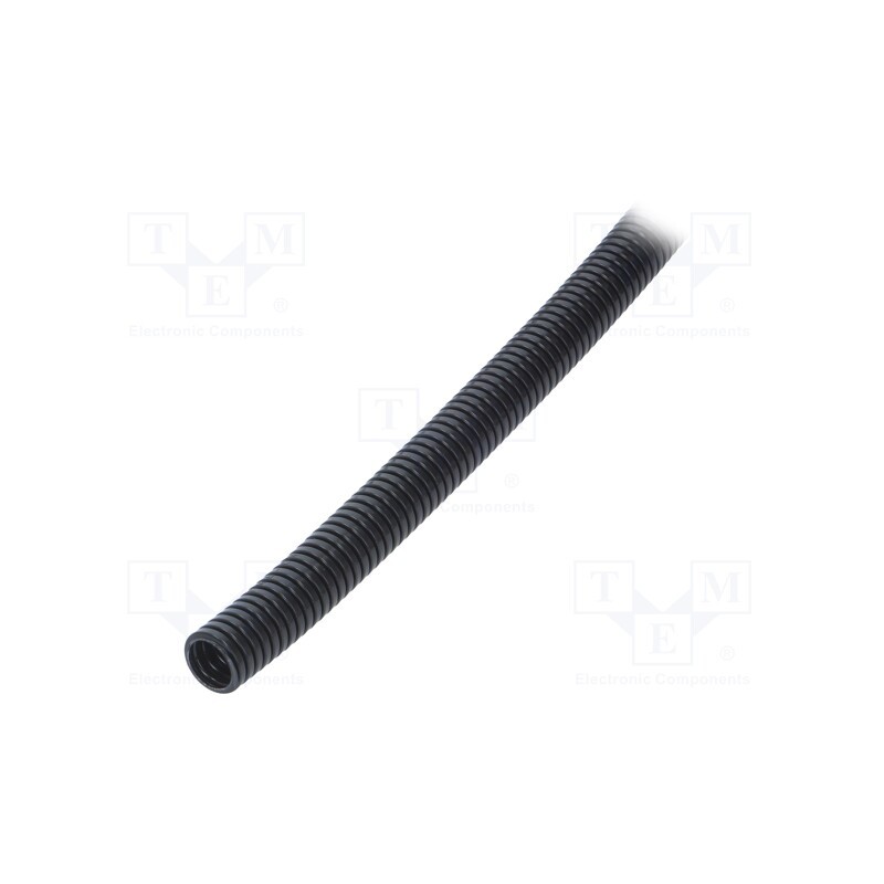 50 m x PMA - VOHD-12B - Protective tube, Size: 12, polyamide 6, black, L: 50m, -40÷105°C
