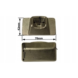Element for welding the twin wheel connector