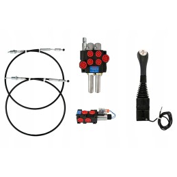 Set of 2 section turn joystick cable distributor