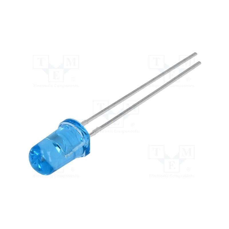 2 pcs x LUCKYLIGHT - LL-503HIRT2V-1CD - IR transmitter, 5mm, 880nm, blue,transparent, 45°, THT, 160mW