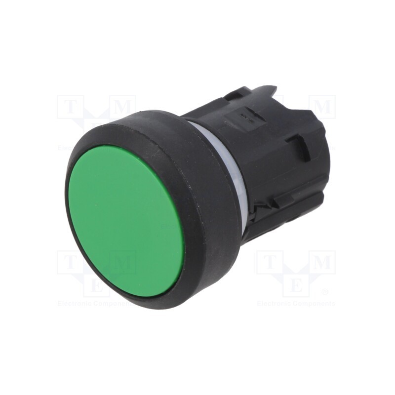 1 pcs x EAO - 45-2131.1150.000 - Switch: push-button, 22mm, Stabl.pos: 1, green, none, flat, Pos: 2