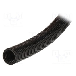 50 m x PMA - CYLT-23B - Protective tube, Size: 23, polyamide 6, black, L: 50m, -40÷105°C