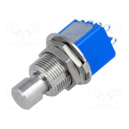 1 pcs x APEM - 8642A5X933 - Switch: push-button, Pos: 2, DPDT, 3A/250VAC, 4A/30VDC, ON-(ON)