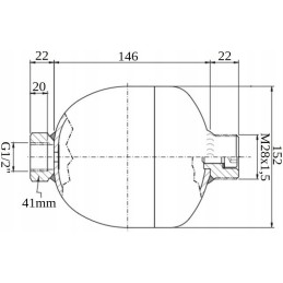Shock absorber, double hydraulic accumulator 1 4 valve 1 2