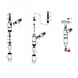 O-ring fendt x548860466000 original