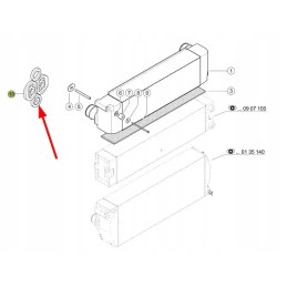 799072 0 radiator seal