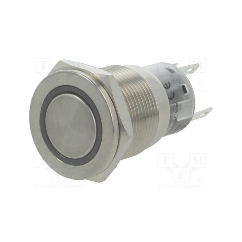 1 pcs x ONPOW - LAS1-AGQPF-11E/G/24V/S - Switch: vandal resistant, Pos: 2, SPDT, 0.5A/220VAC, 1A/24VDC, IP67