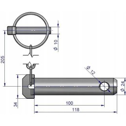 Central link pin c 330 c 360
