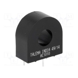 1 pcs x TALEMA - AC1010 - Current transformer, AC, Iin: 10A, 100Ω, 10mVA, C: 15.24mm, D: 7.62mm