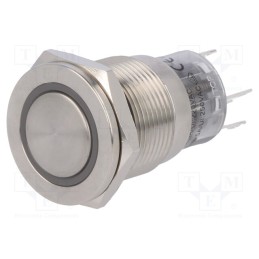 1 pcs x ONPOW - LAS1-AGQPF-11E/R/12V/S - Switch: vandal resistant, Pos: 2, SPDT, 0.5A/220VAC, 1A/24VDC, IP67