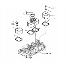 Sealing ring new holland case 4895296