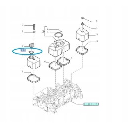 Sealing ring new holland case 4895296