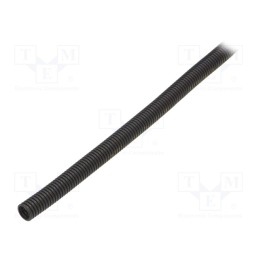 50 m x PMA - PIST-10B - Protective tube, Size: 10, polyamide 12, black, L: 50m, -50÷95°C