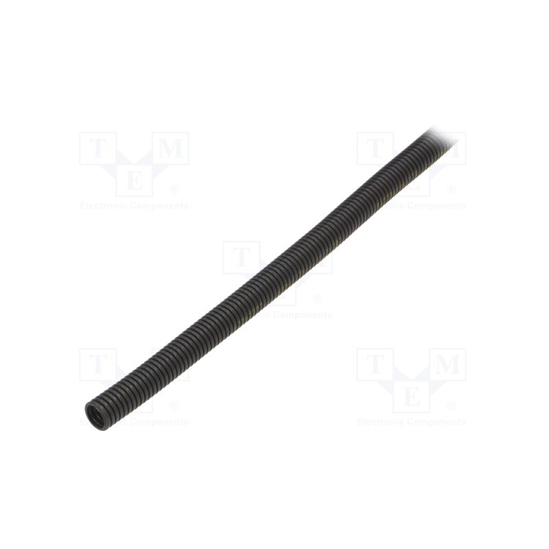 50 m x PMA - PIST-10B - Protective tube, Size: 10, polyamide 12, black, L: 50m, -50÷95°C