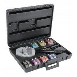 Crimping machine for air conditioning cables