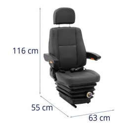 Seat for tractor 52x50 hillvert htrundle 25