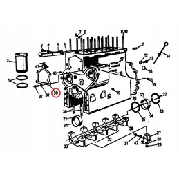 Ursus C 360 Zetor water pump seal