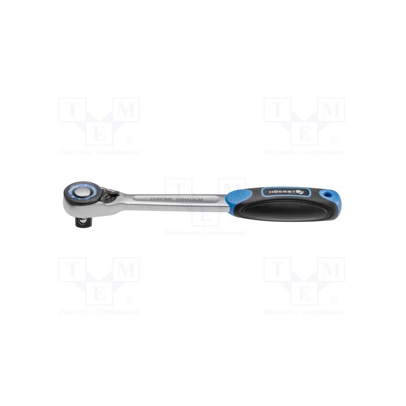1 pcs x Hu00d6GERT TECHNIK - HT1R304 - Rattle, 1/4', Chrom-molybdenum steel, with switch, Teeth: 72