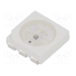 2 pcs x OPTOSUPPLY - OSR5RSS4C1A - LED, red, blinking, 150÷330mcd, 120°, 3÷5V, 20mA, 5x5x1.5mm