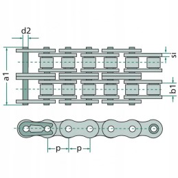 Roller chain 8371666 2f