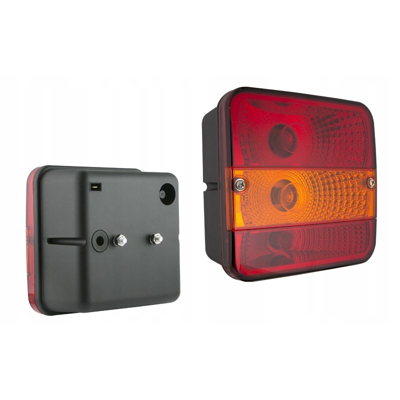 The rear signal lamp is integrated with a shock absorber