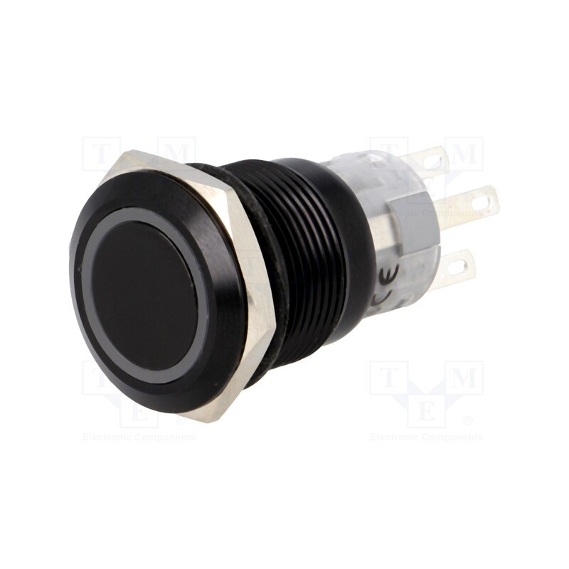 1 pcs x ONPOW - LAS1-AGQ-11E/B/12V/A - Switch: vandal resistant, Pos: 2, SPDT, 0.5A/220VAC, 1A/24VDC, IP67