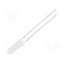 2 pcs x OPTOSUPPLY - OSO5JA6CF2A - LED, 3mm, orange, 68÷100mcd, 150°, Front: convex, 1.8÷2.6V