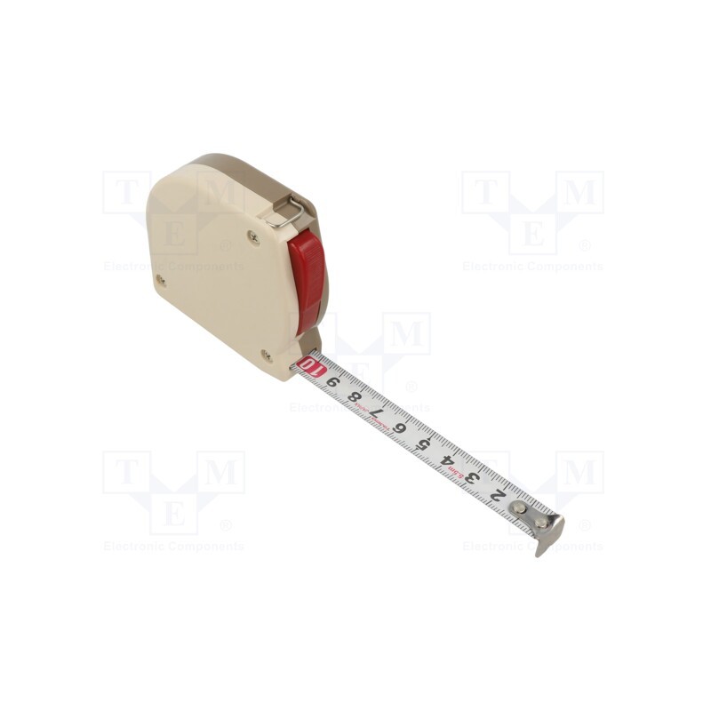 1 pcs x TAJIMA - TOP55MYIVORY - Measuring tape, L: 5.5m, Width: 13mm, Class: II