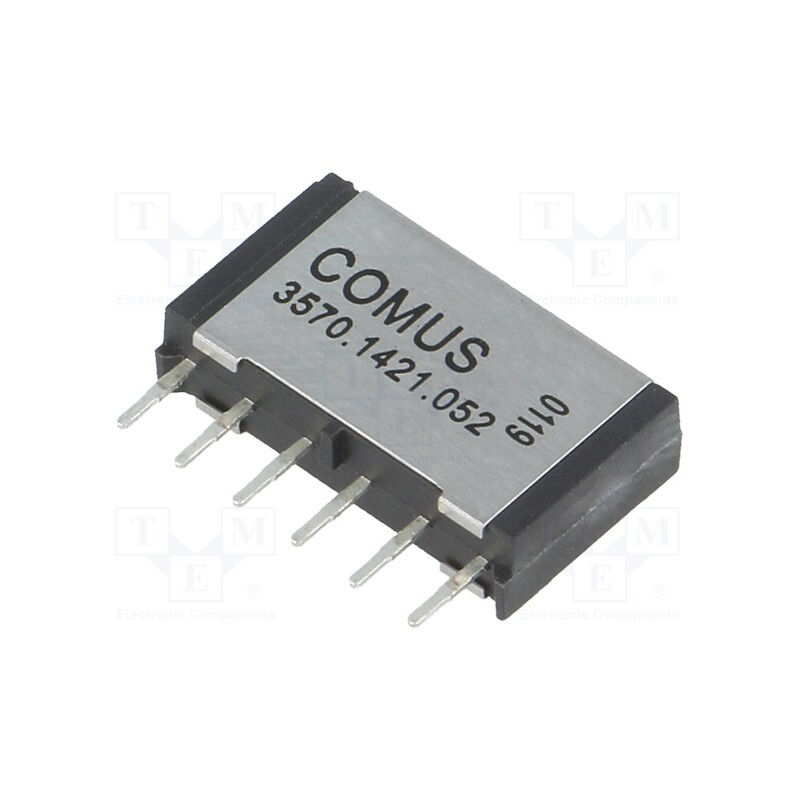 1 pcs x COMUS - 3570.1421.052 - Relay: reed switch, DPST-NO, Ucoil: 5VDC, 500mA, max.200VDC, 10W