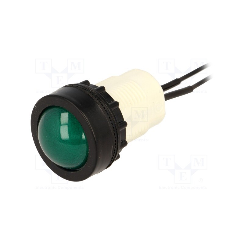 1 pcs x PROMET - D22PZ - Control lamp, Illumin: LED, green