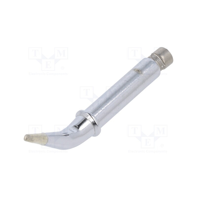 1 pcs x WELLER - T0054210799 - Tip, bent chisel, 1.6mm, 370°C, for soldering iron, WEL.W61C