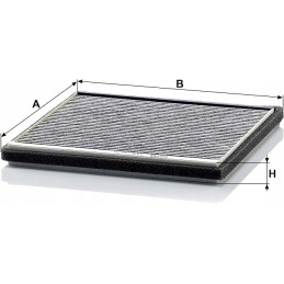 0652m mann filter cuk 2225 cabin filter