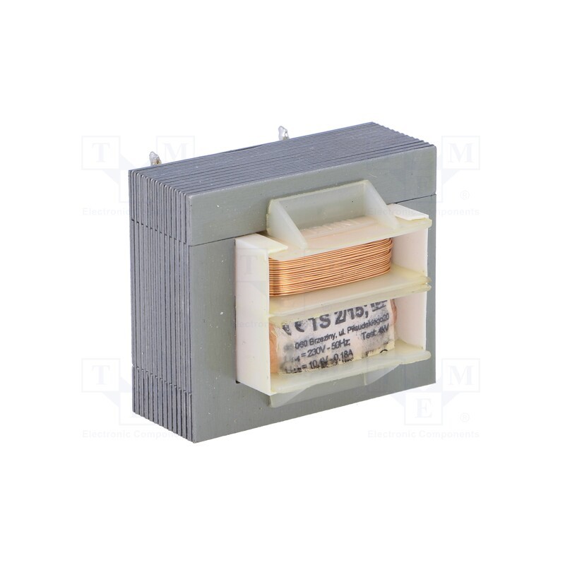 1 pcs x INDEL - TS2/15 - Transformer: mains, 2VA, 230VAC, 10.1V, 180mA, screw type, IP00