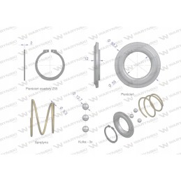 Shaft repair kit fork ring R Warynski