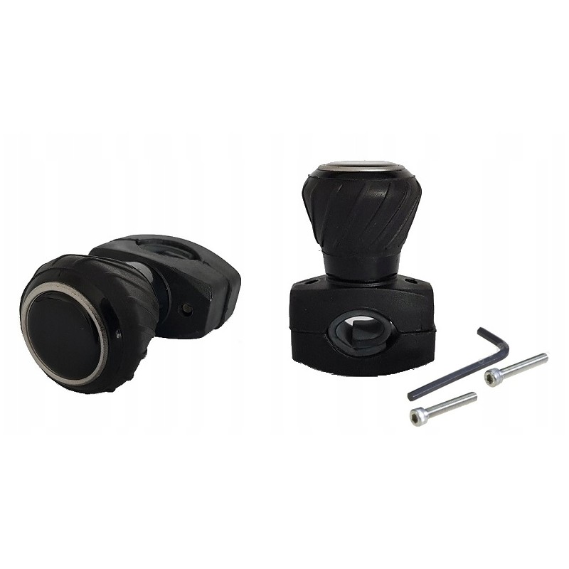 Universal handlebar knob with ball bearings