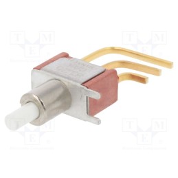 1 pcs x C&K - 8125SD9AV2BE - Switch: push-button, Pos: 2, SPDT, 1A/120VAC, 1A/28VDC, ON-(ON)