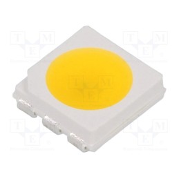 2 pcs x OPTOSUPPLY - OSM5DSS4C1A - LED, white warm, blinking, 750÷1120mcd, 120°, 3÷5V, 20mA, 5x5x1.5mm