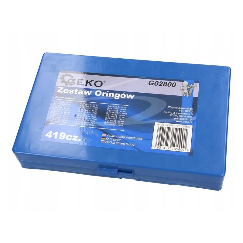 Set of O-rings and sealants 419 pcs