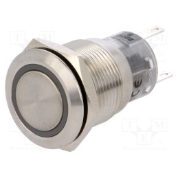 1 pcs x ONPOW - LAS1-AGQ-11E/B/220V - Switch: vandal resistant, Pos: 2, SPDT, 0.5A/220VAC, 1A/24VDC, IP67