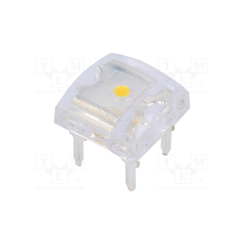 2 pcs x OPTOSUPPLY - OSM54LZ4E1D - LED Super Flux, 7.62x7.62mm, white warm, 900÷1400mcd, 140°, 30mA