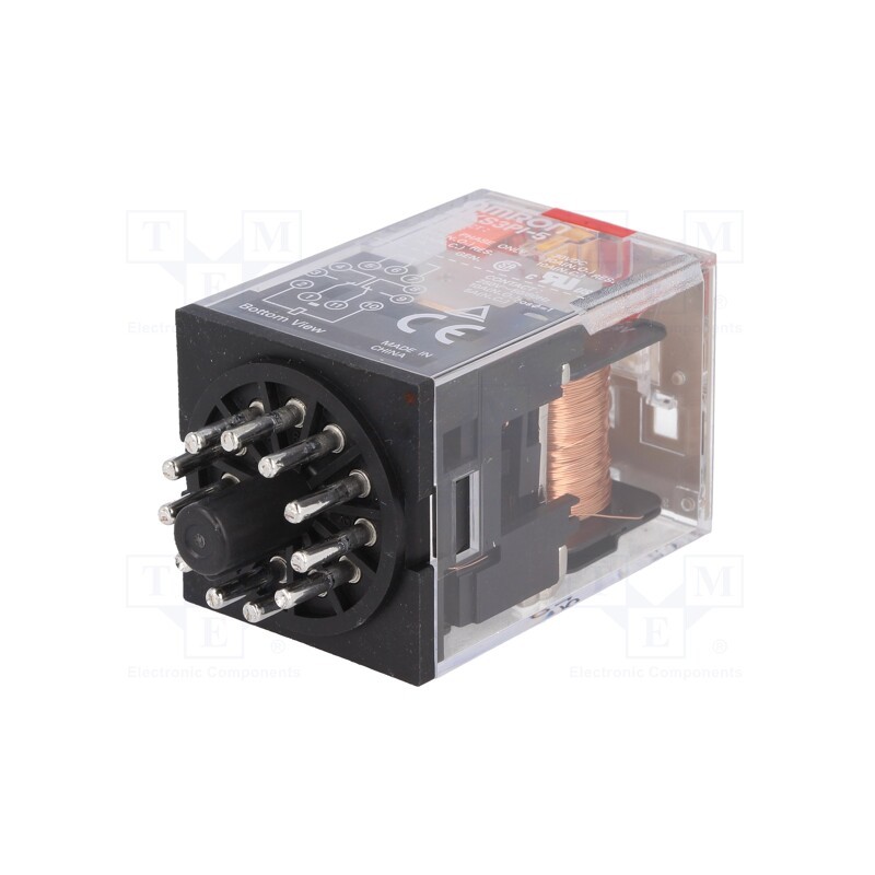 1 pcs x OMRON - MKS3PI-5 AC24 - Relay: electromagnetic, 3PDT, Ucoil: 24VAC, Icontacts max: 10A