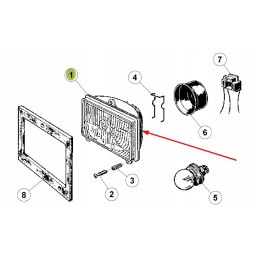 7700692117 front lamp