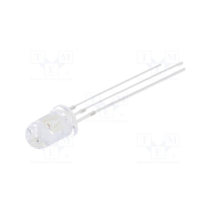 2 pcs x OPTOSUPPLY - OSRICA5B31A - IR transmitter, 5mm, 650÷670nm,830÷870nm, transparent, 30mW, 30°