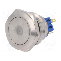 1 pcs x ONPOW - GQ28-11ZD/B/12V/S - Switch: vandal resistant, Pos: 2, SPDT, 3A/220VAC, 5A/24VDC, IP65