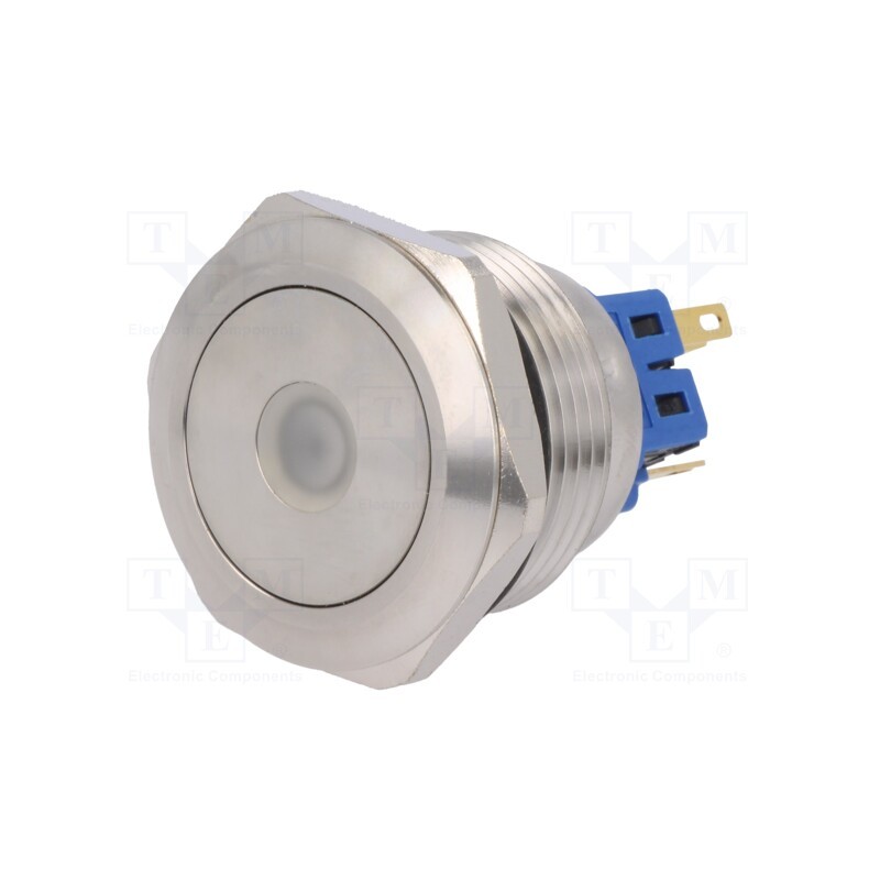 1 pcs x ONPOW - GQ28-11ZD/B/12V/S - Switch: vandal resistant, Pos: 2, SPDT, 3A/220VAC, 5A/24VDC, IP65