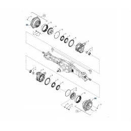 New Holland T4 T5 TL hub 5198480 cnh