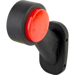 LED side marker lamp, left, round, 12 24v, white, red