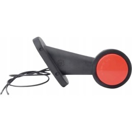 LED side marker lamp, left, round, 12 24v, white, red