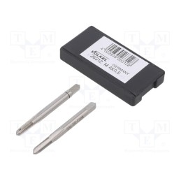 1 set x Vu00d6LKEL - 26312 - Tap, high speed steel grounded HSS-G, M4, 0.5, 45mm, 3,4mm, 2pcs.